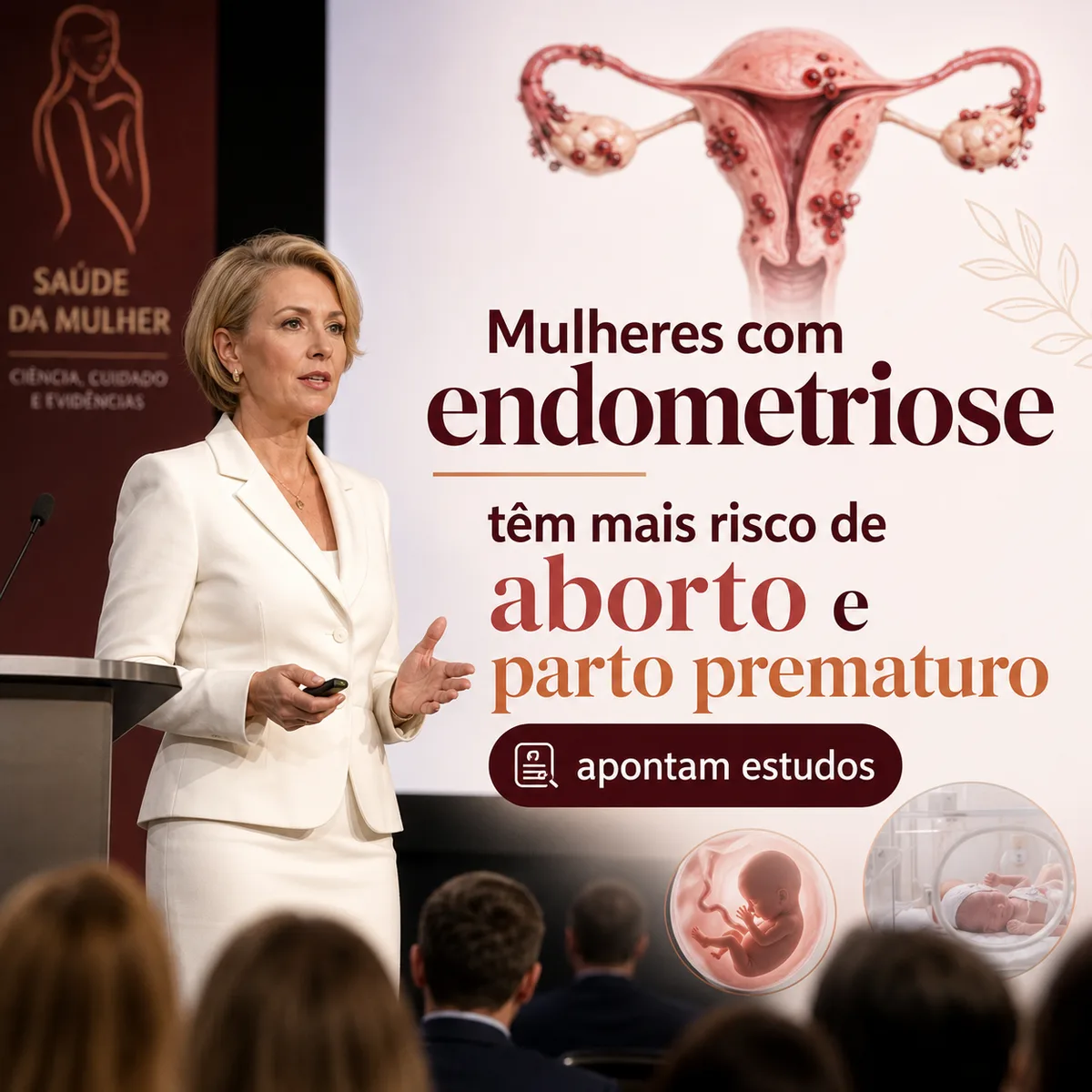Endometriose aumenta o risco de aborto e parto prematuro? O que os estudos realmente mostram na gravidez