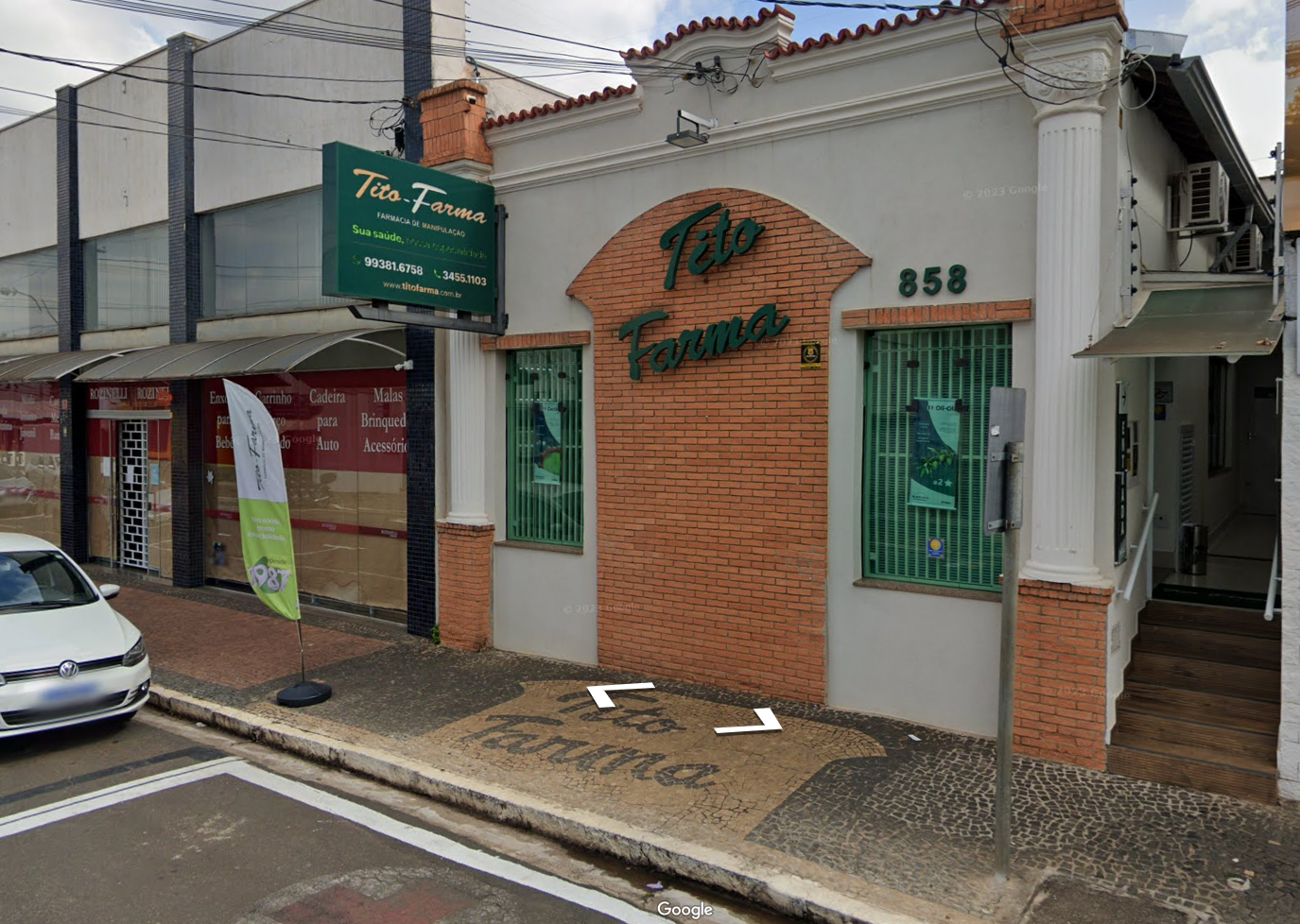 Fachada da loja Tito Farma em Santa Bárbara d'Oeste