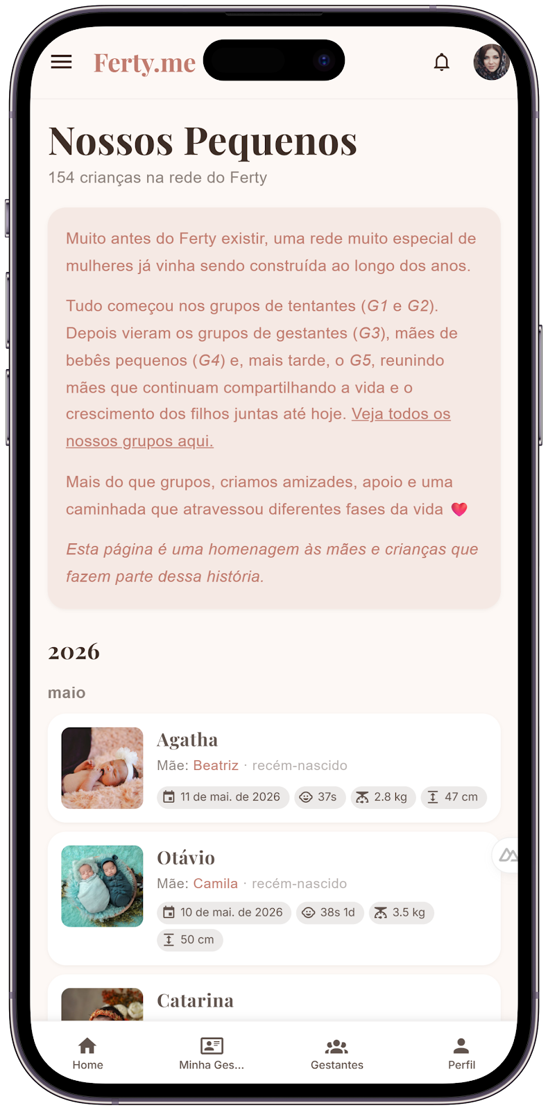 Ferty: o app que acompanha sua jornada de tentante à mãe